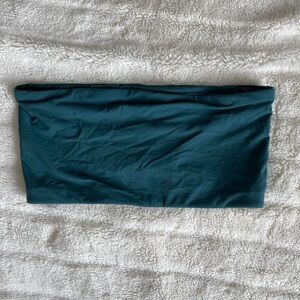 SKIMS Teal Tube Top